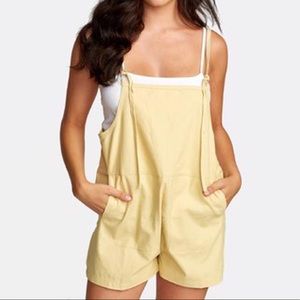 RVCA Womens Kick It Overall (M) Cork